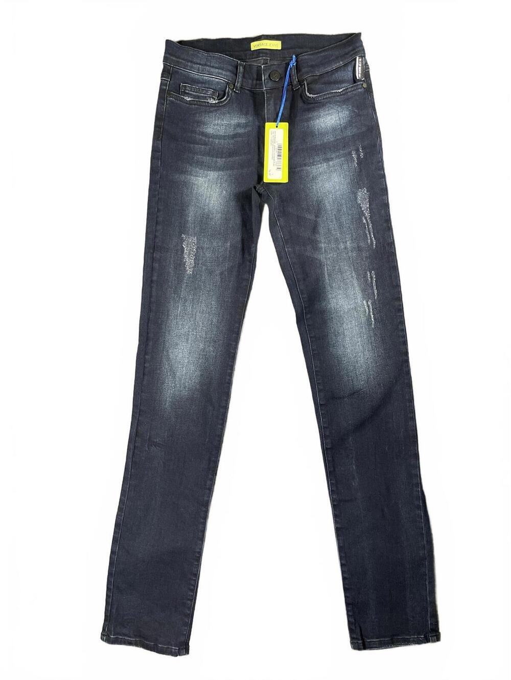 Versace Jeans Women's Distressed Slim Fit Jeans 27/32 NWT